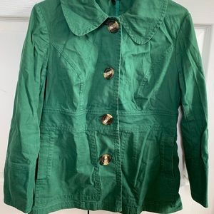 Green coat jacket